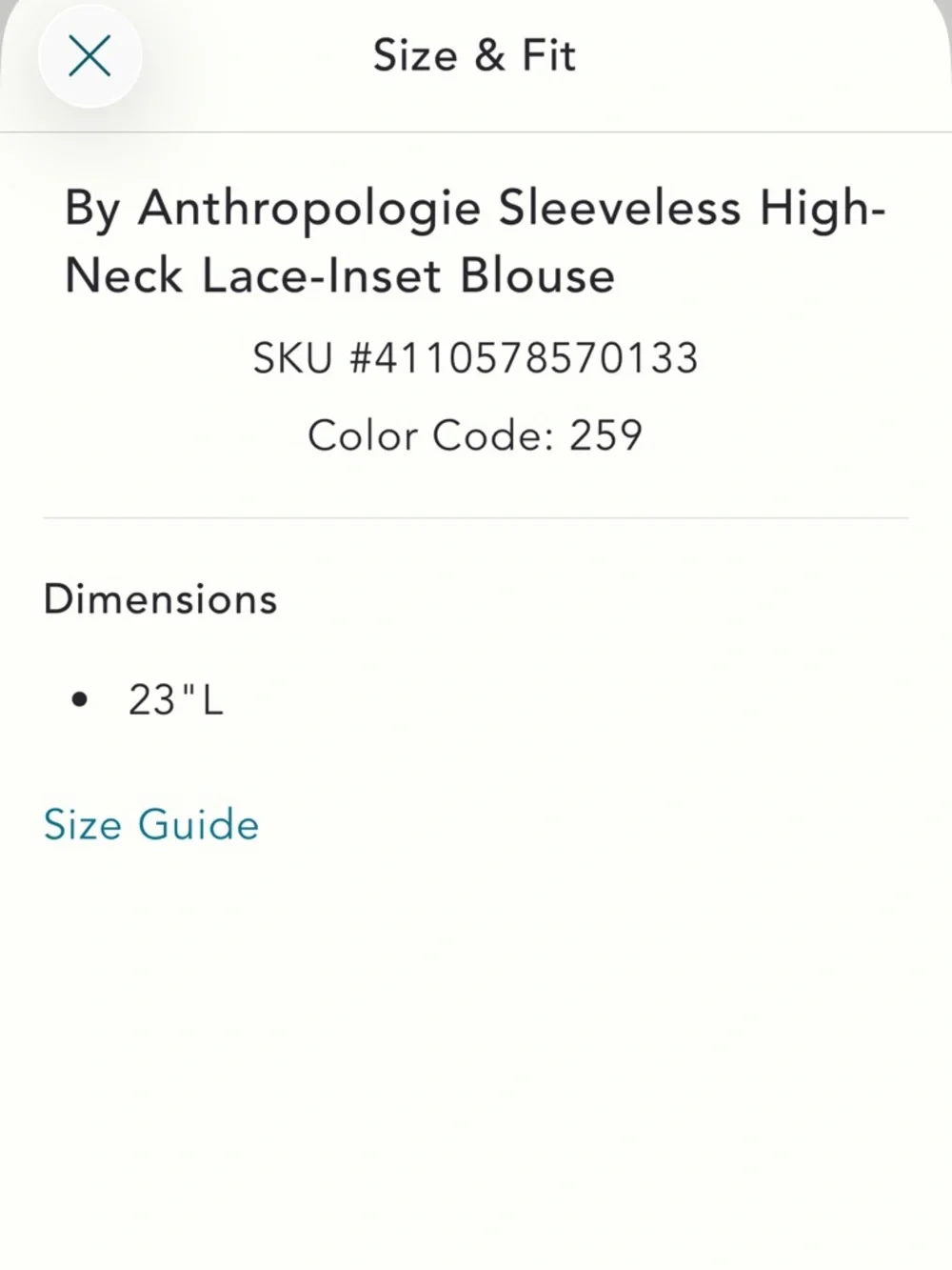 Anthropologie White Lace Eyelet Button-Front Peplum Blouse - Picture 4 of 7